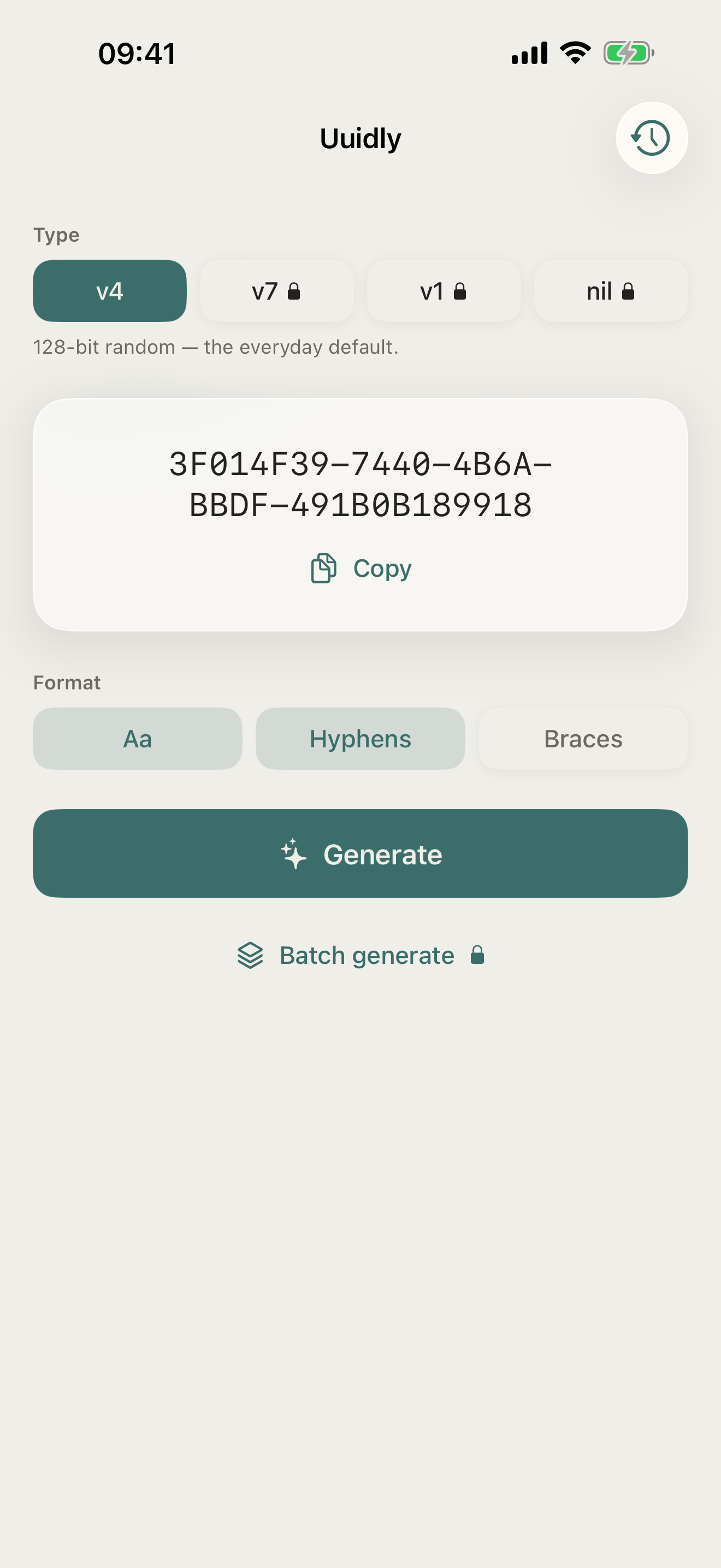 Uuidly - UUID Generator screenshot 2