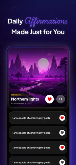 AI Affirmation App | Innercues screenshot 2