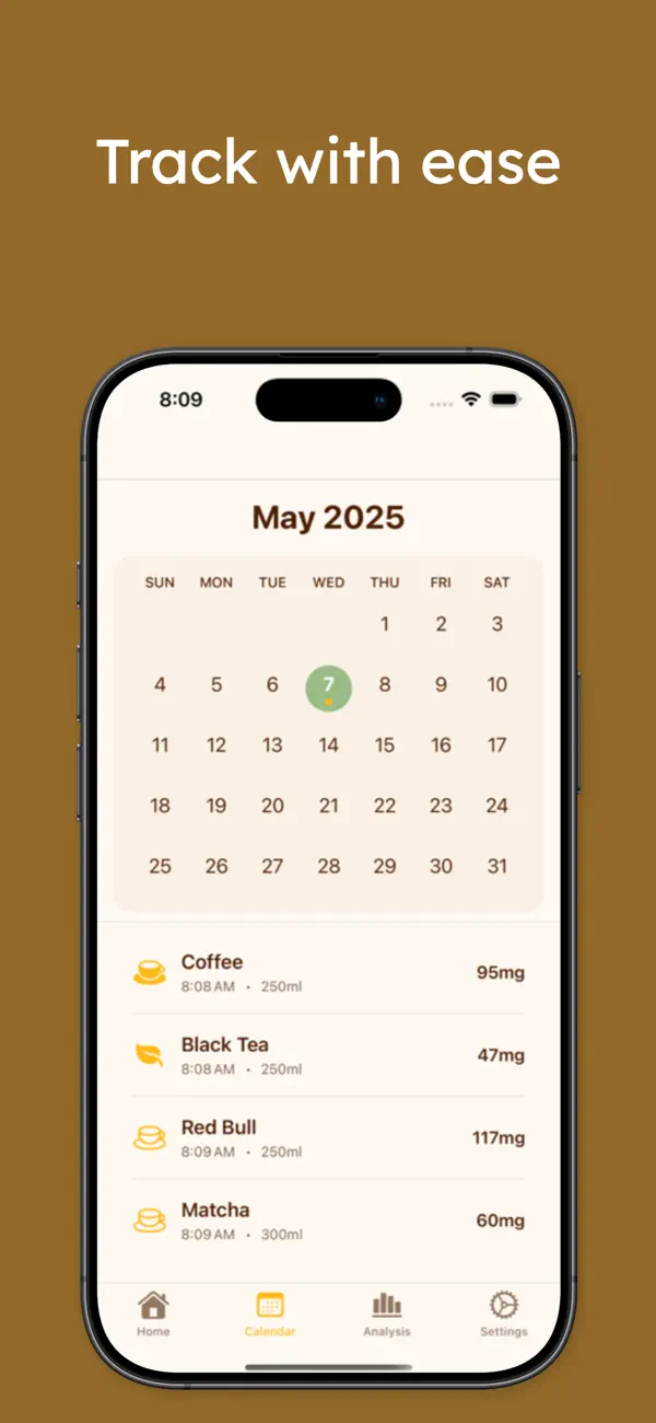 Screenshot #2 pour Decaff - Caffeine Tracker
