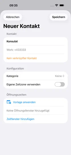 Screenshot von CallTime: Anruferinnerung auf dem iPhone 4