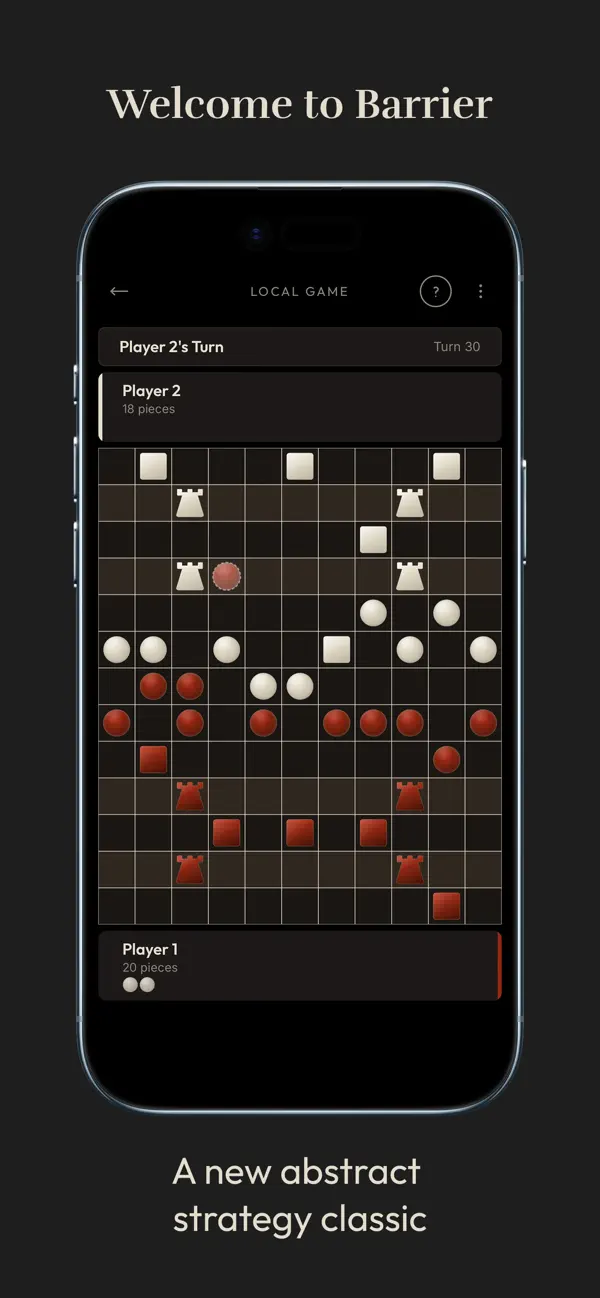 Screenshot #1 pour Barrier - Strategy Board Game