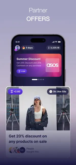 Sweatcoin Walking Step Counter iPhone screenshot 5