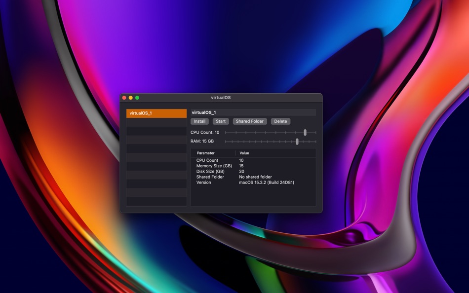 #1. virtualOS (macOS) By: Jahn Bertsch