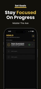AxeLog - AI Guitar Coach screenshot
