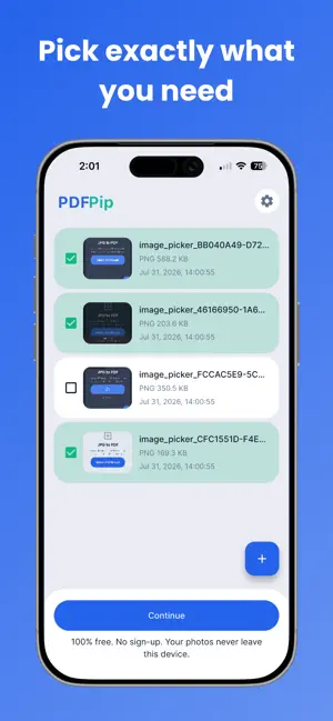 JPG to PDF Converter - PDFPip screenshot 2