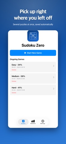 Sudoku Zero — Offline, No Ads Screenshot 2 of 5
