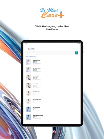BiMedCare+ iPad screenshot 4