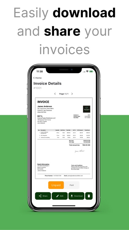 Ezinvoice - Easy Invoice Maker screenshot-3