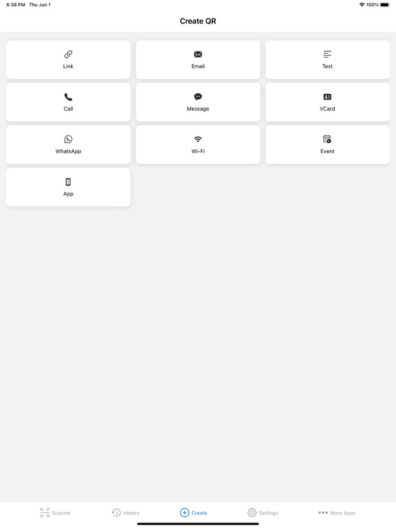 QR Code Reader + Barcode App iPad screenshot 2 - Utilities app