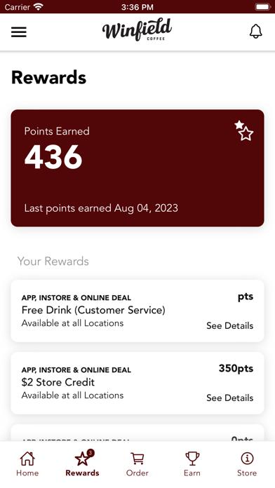 Winfield Street Coffee Screenshot