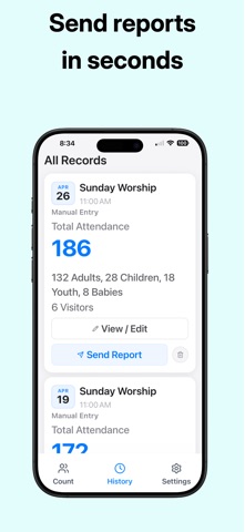 Church Attendance Tracker Screenshot 5 of 6