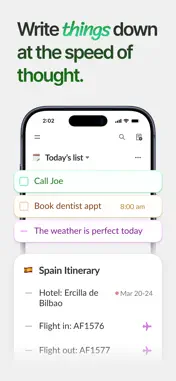 NewTwos: Quick Notes & Lists screenshot 1