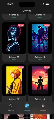 AR Draw: Anime Drawing & Trace Screenshot 4 of 5
