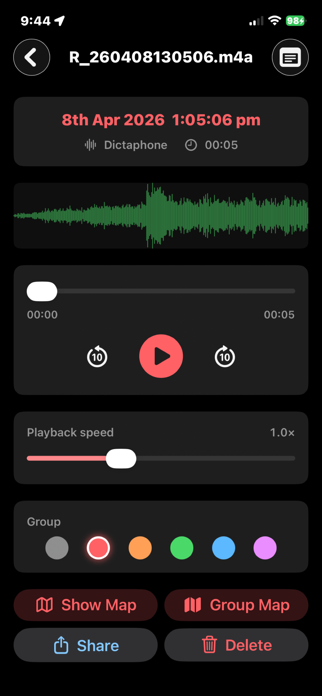 Audio Recorder with Trigger Screenshot 2 of 8