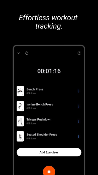 Lyfta: Gym Workout Tracker Screenshot