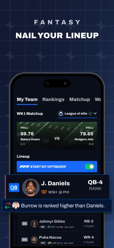PFF: Betting & Fantasy Tools screenshot 3 of 6
