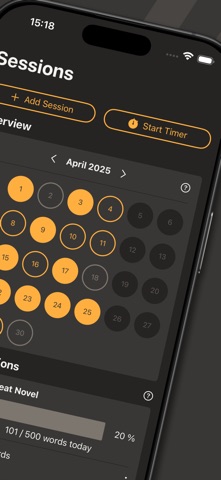 Word Keeper - Writing tracker Screenshot 2 of 8
