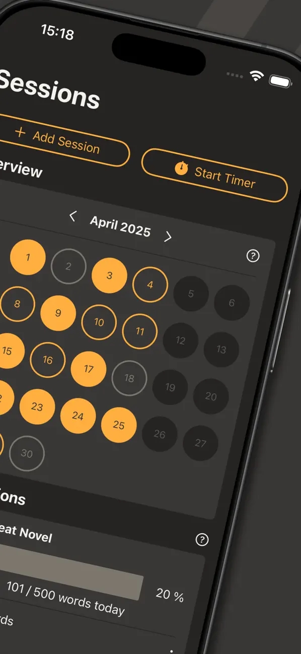 Screenshot #2 pour Word Keeper: Writing tracker