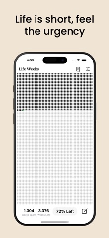 Life Time Left: 4K Weeks Screenshot 2 of 5
