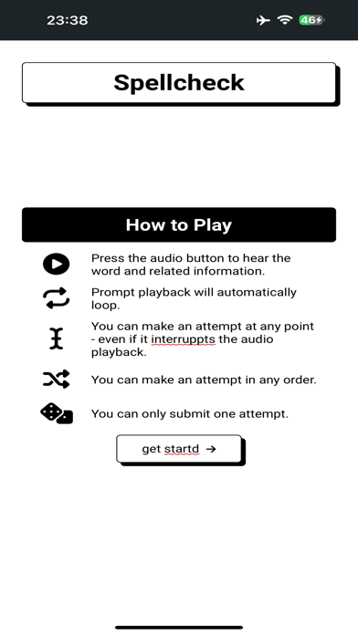 Screenshot #2 pour SpellBee Pro: Audio Word Game