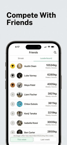 Lifter: Workout Tracker screenshot