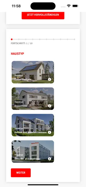 WeberHaus screenshot 2