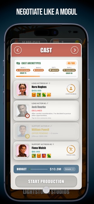 Hollywood: Movie Studio Tycoon screenshot 5