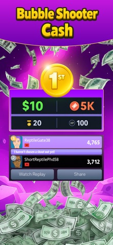 Bubble Prizes Win Real Money iPhone screenshot