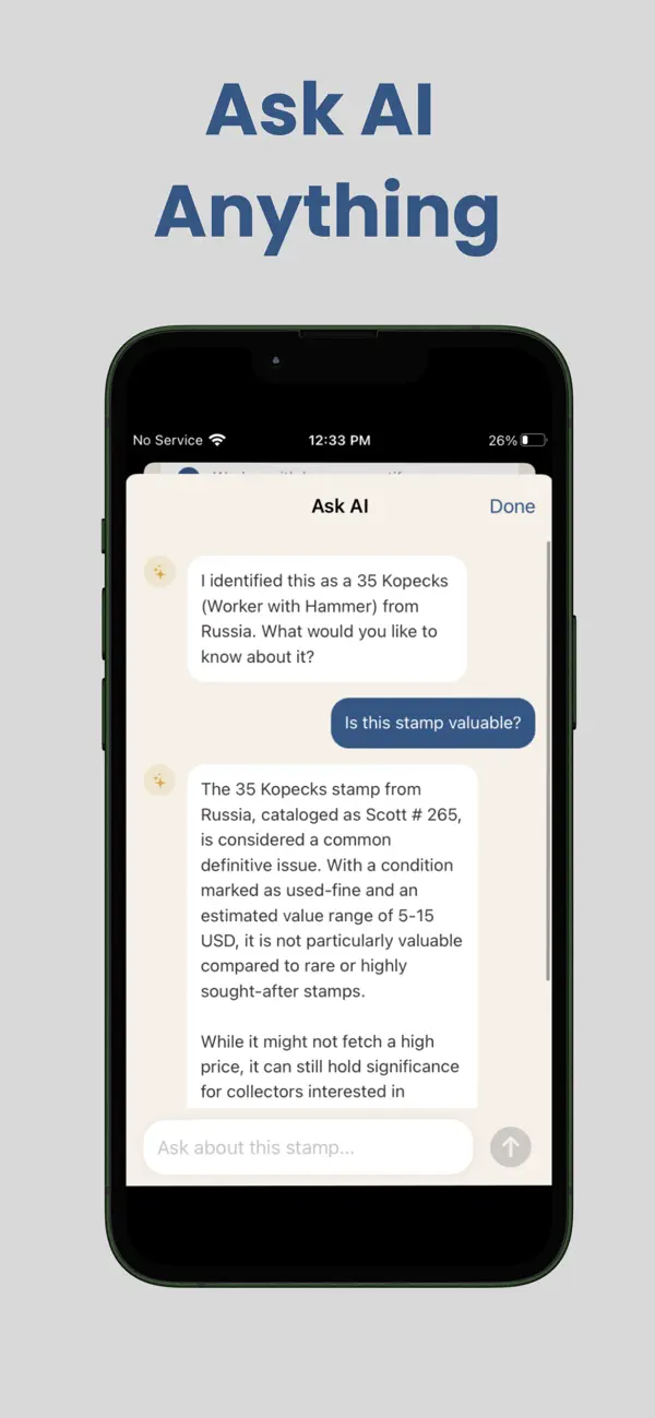 #4. Stamp Identifier - Value Scan (iOS) Göre: Chnini Ramdhane