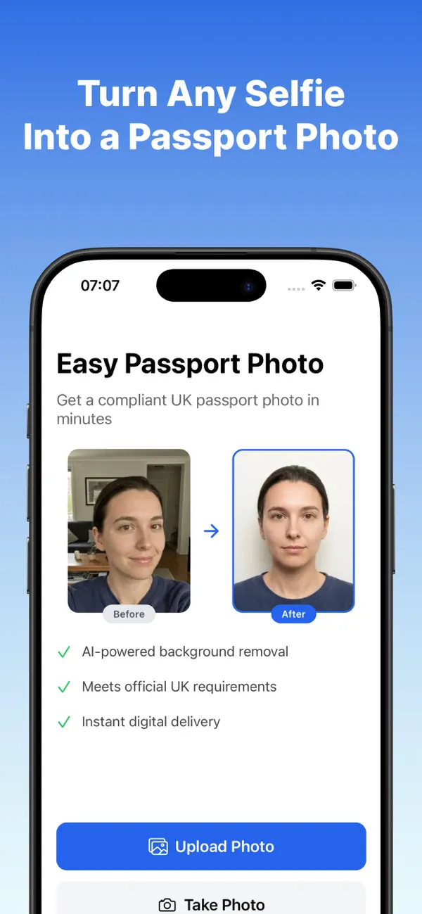 Screenshot #1 pour Easy Passport Photo