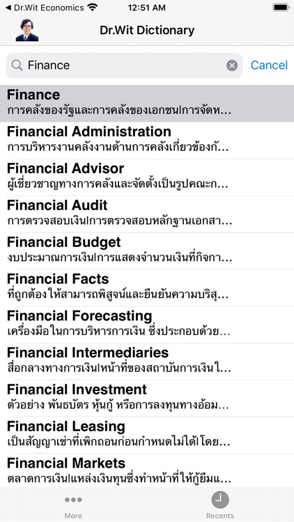 Dr. Wit’s Finance Dictionary