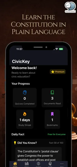 CivicKey : Learn Laws & Rights screenshot 1
