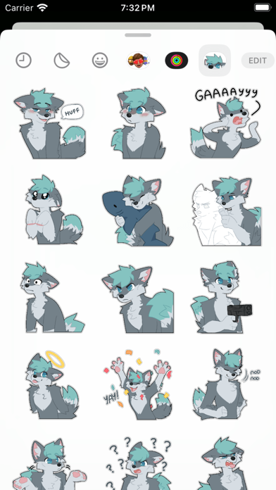 Rix Wolfdog & Kaiju Stickers Screenshot 4 - AppWisp.com Rix Wolfdog & Kaiju Stickers Screenshot 4 - AppWisp.com