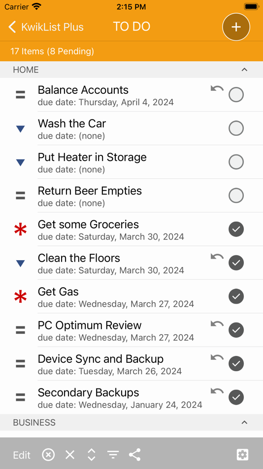#2. KwikList Plus (iOS) 由: Christopher King