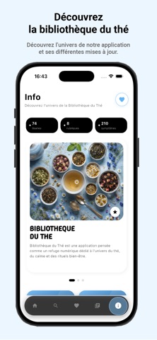 Bibliothèque du thé screenshot