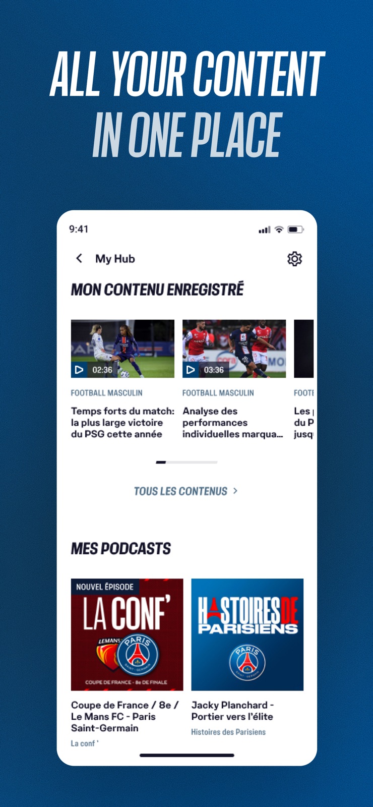 PSG Official iphone screenshot 3