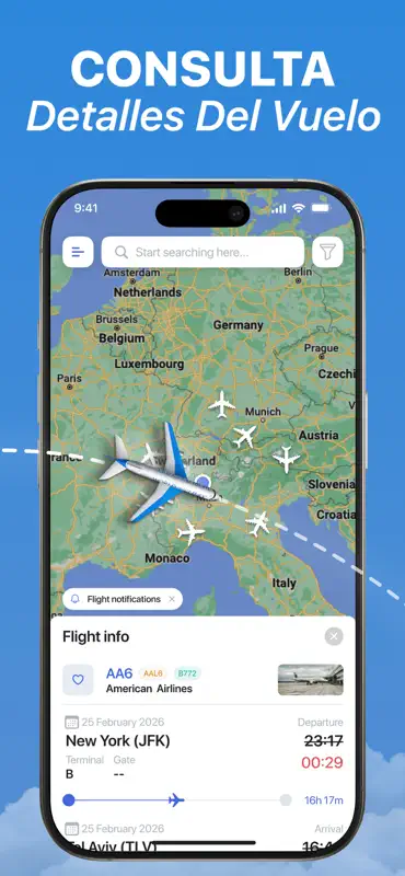 Flight Tracker & Aviones Radar screenshot 1 of 8