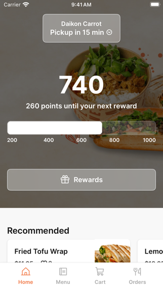 Daikon Carrot iPhone screenshot 1 - Food & Drink app