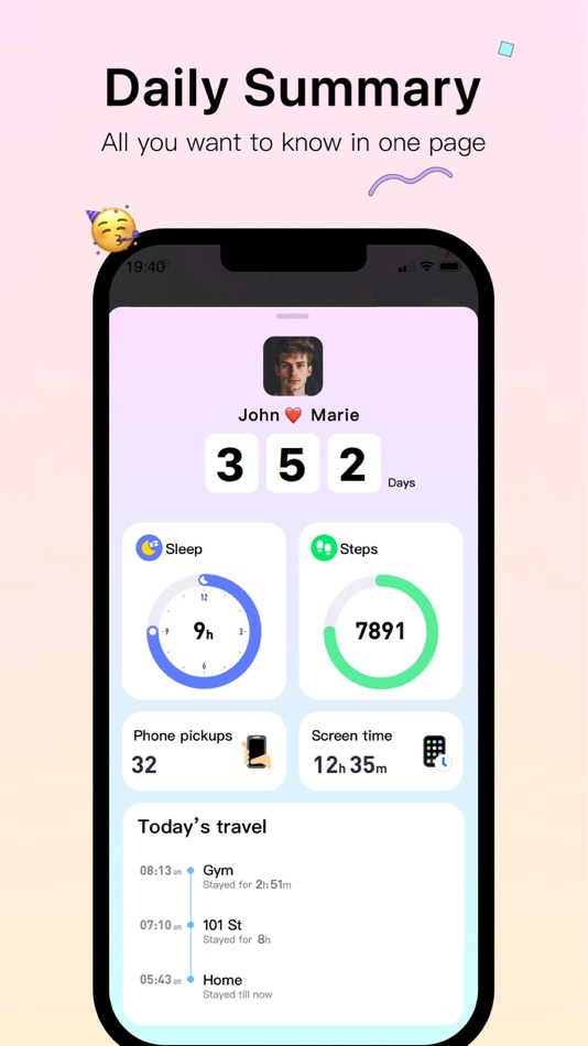 #8. Bind: Couples' Daily Check-In (iOS) 由: Shanghai Liangxiu Network Technology Co., Ltd.