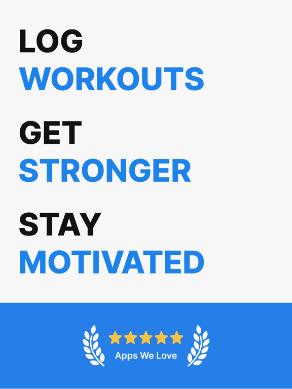 Hevy - Workout Tracker Gym Log iPad app afbeelding 1