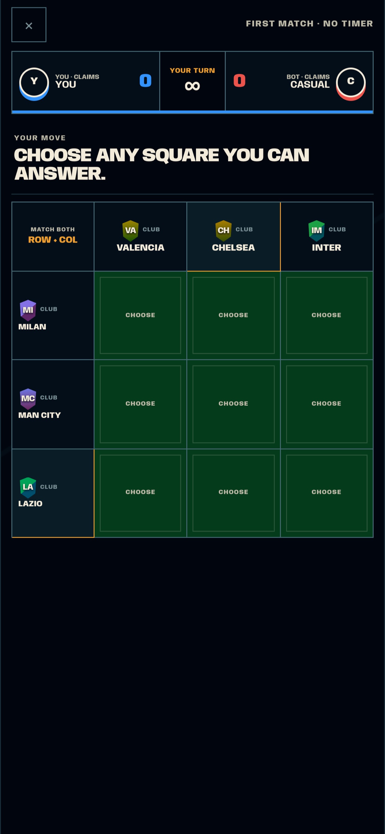 Screenshot 2 of FootyZone: Football Grid