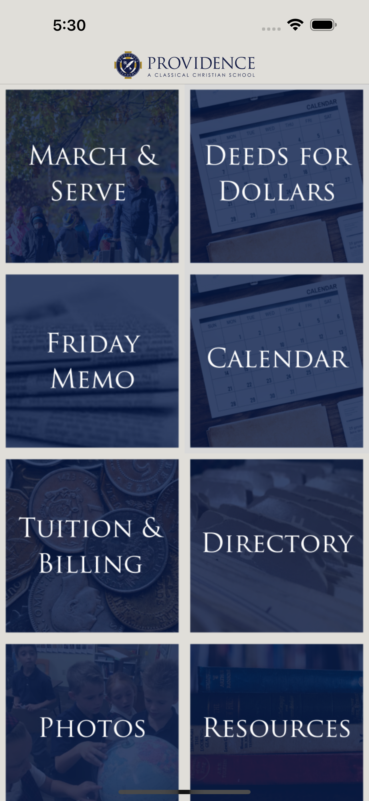 Providence Family App