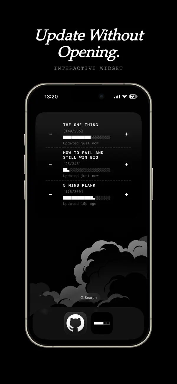 #2. Mini Progress (iOS) Podle: Peerasak Unsakon