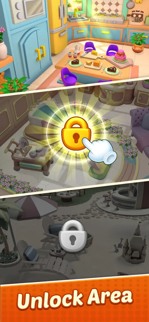 #4. Seaside Secrets: Merge & Story (iOS) By: Supercent, Inc.