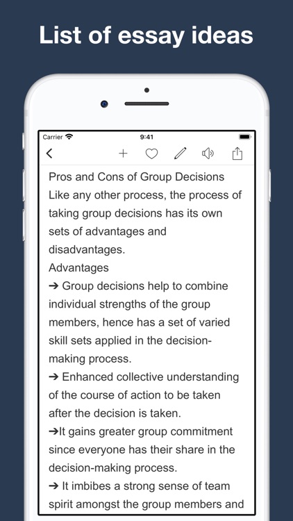 Essay writing materials