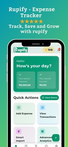 Rupify - Expense Tracker screenshot