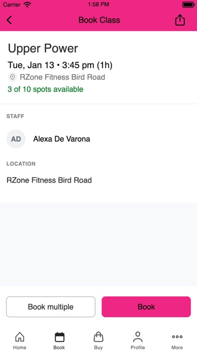 Screenshot #3 pour RZone Fitness