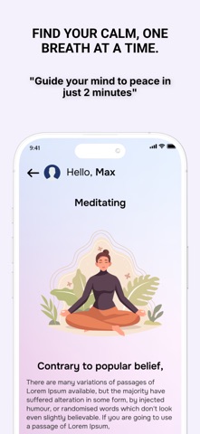 Mental Health Coach iPhone screenshot