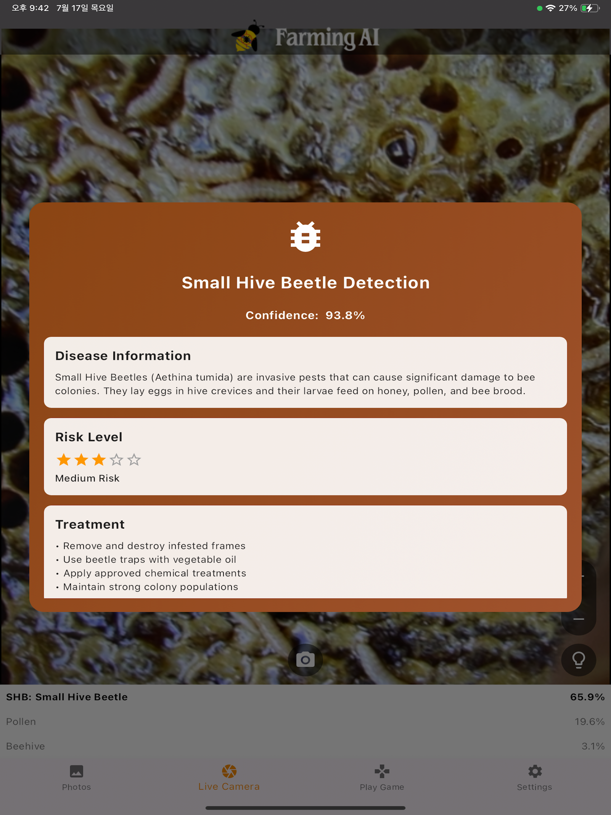 Bee Pest Diagnosis
