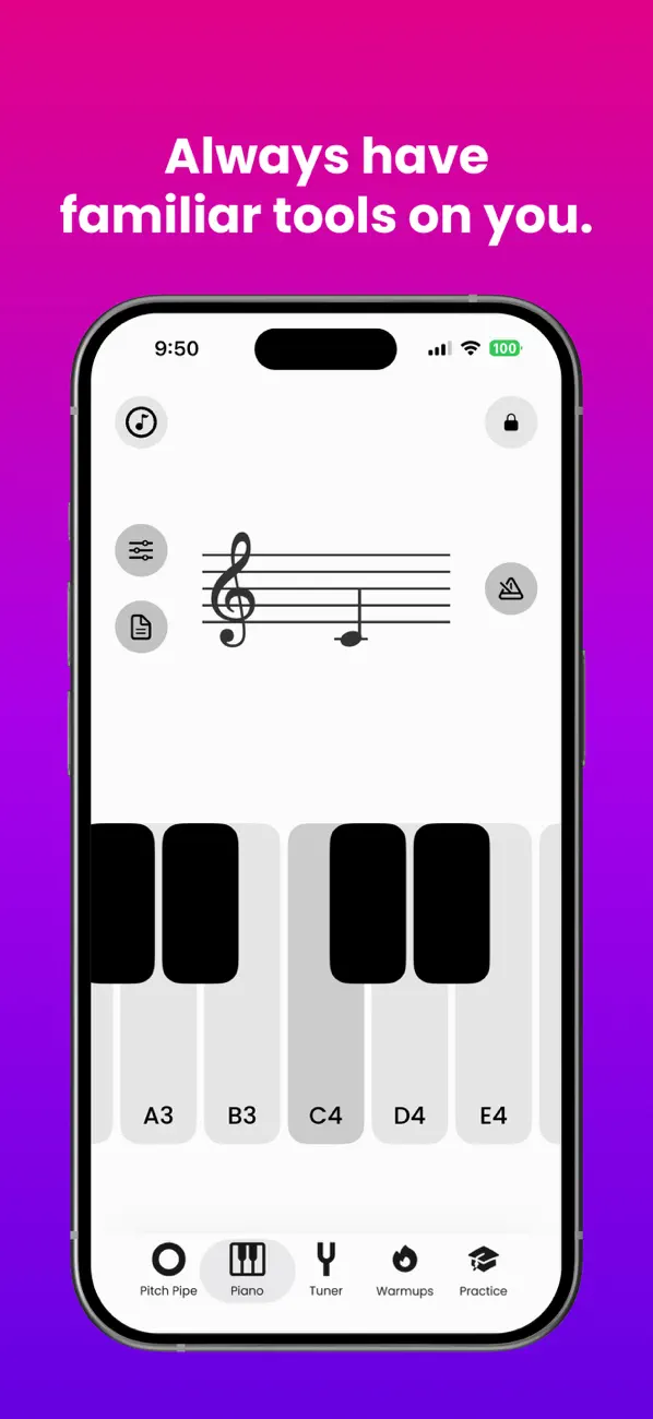 Screenshot #2 pour Pocket Pitch - The Singer App